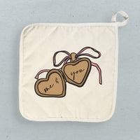 Me and You Locket - Cotton Pot Holder