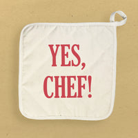 Yes Chef - Cotton Pot Holder