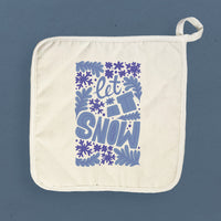 Let it Snow - Cotton Pot Holder