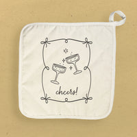 Champagne Cheers - Cotton Pot Holder