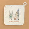 Vintage Christmas Poster - Cotton Pot Holder