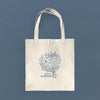 Hand Drawn Bouquet City State - Canvas Tote Bag