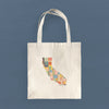 Abstract Painted States - Canvas Tote Bag