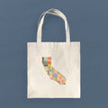 Abstract Painted States - Custom Canvas Tote Bag