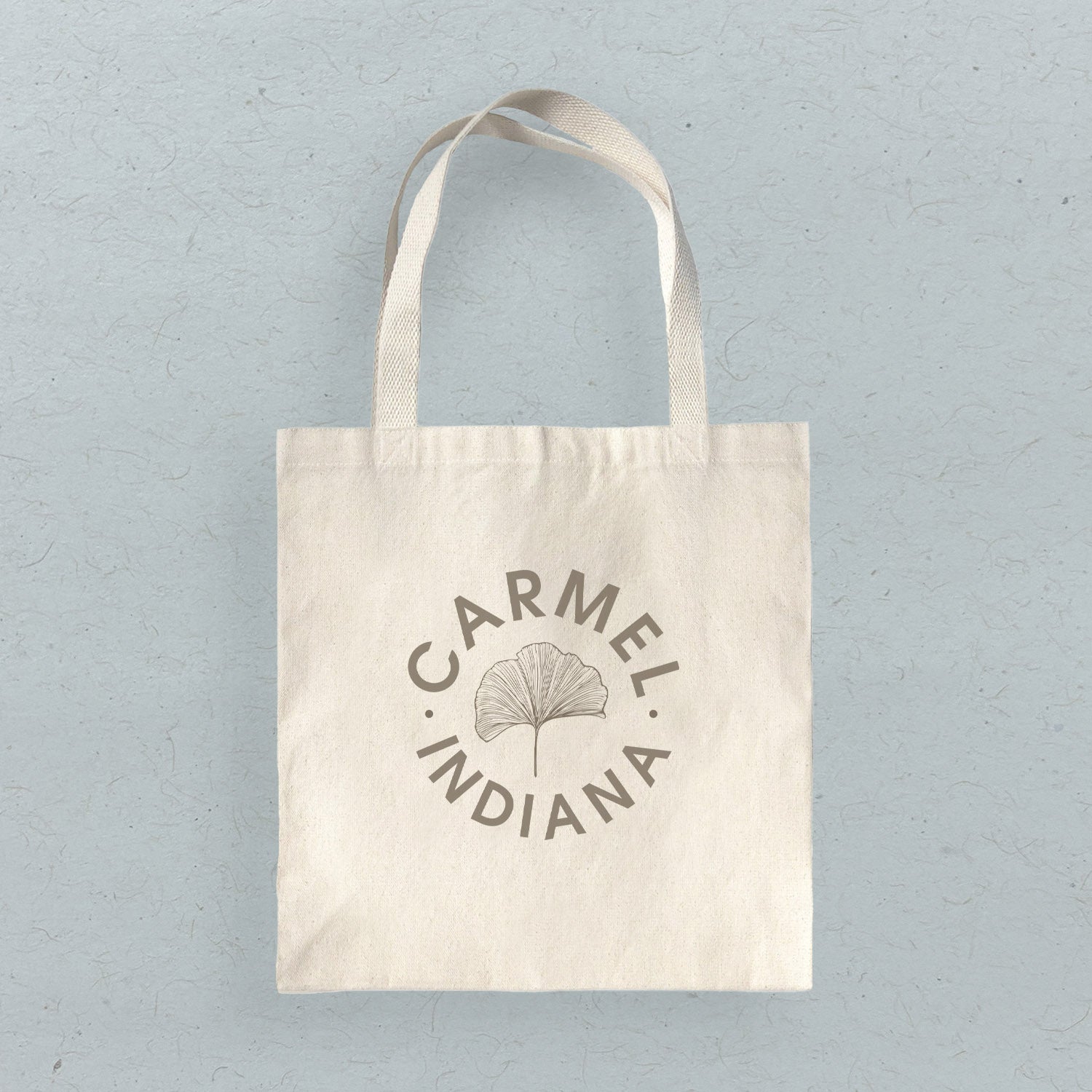 Ginkgo Leaf City State - Custom Canvas Tote Bag