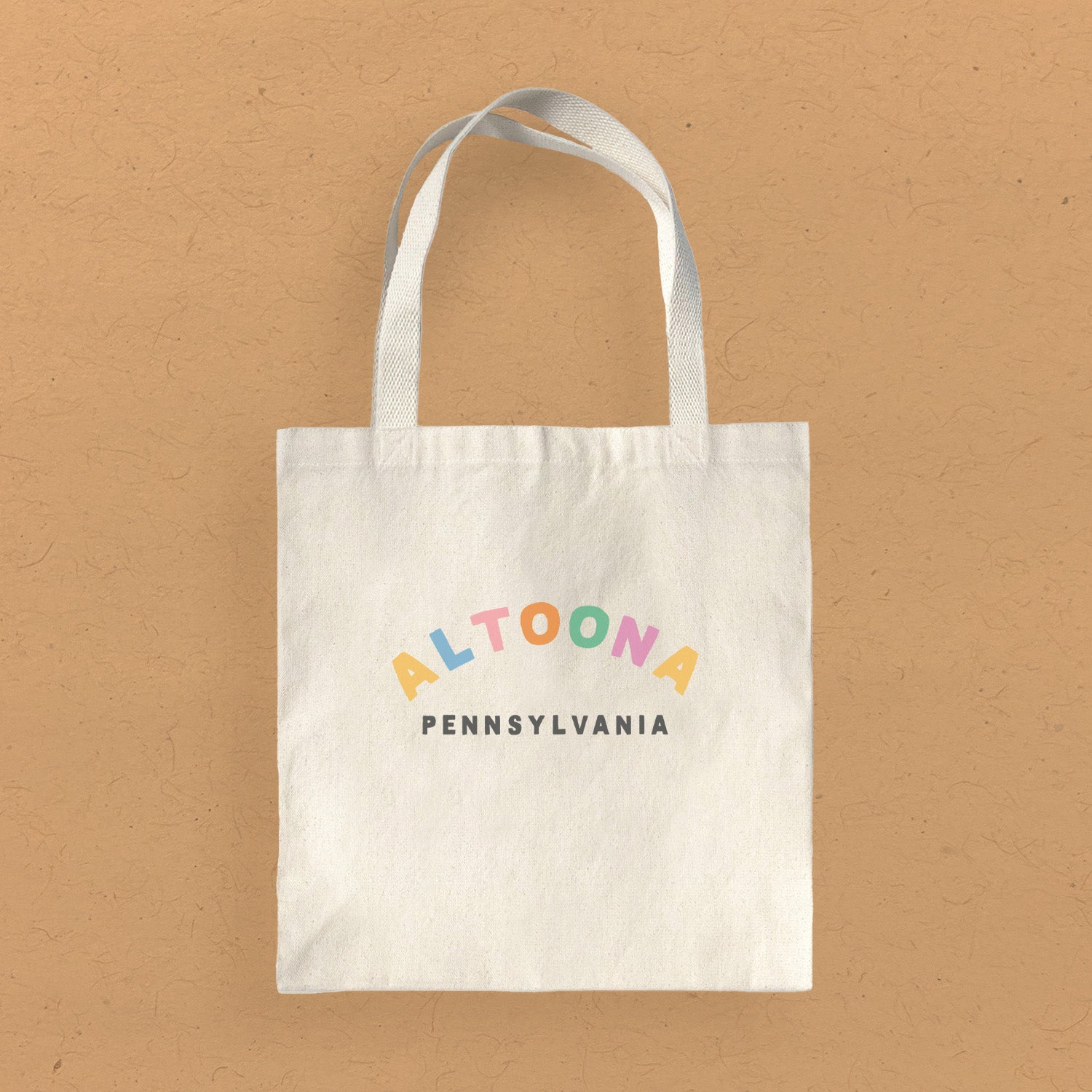 Colorful City/State - Custom Canvas Tote Bag