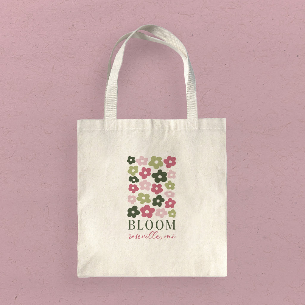 Bloom - Custom Canvas Tote Bag