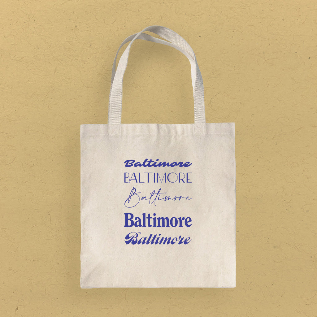 Mixed Fonts - Custom Canvas Tote Bag