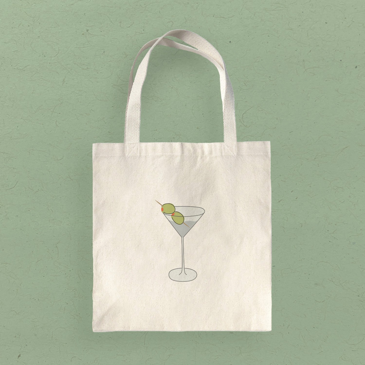 Deux Olives - Customizable Canvas Tote Bag