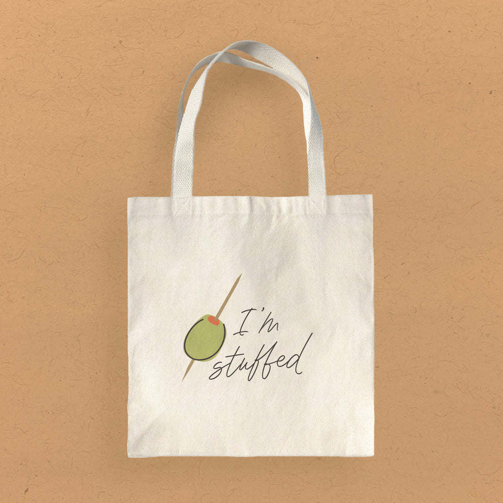 I'm Stuffed - Canvas Tote Bag