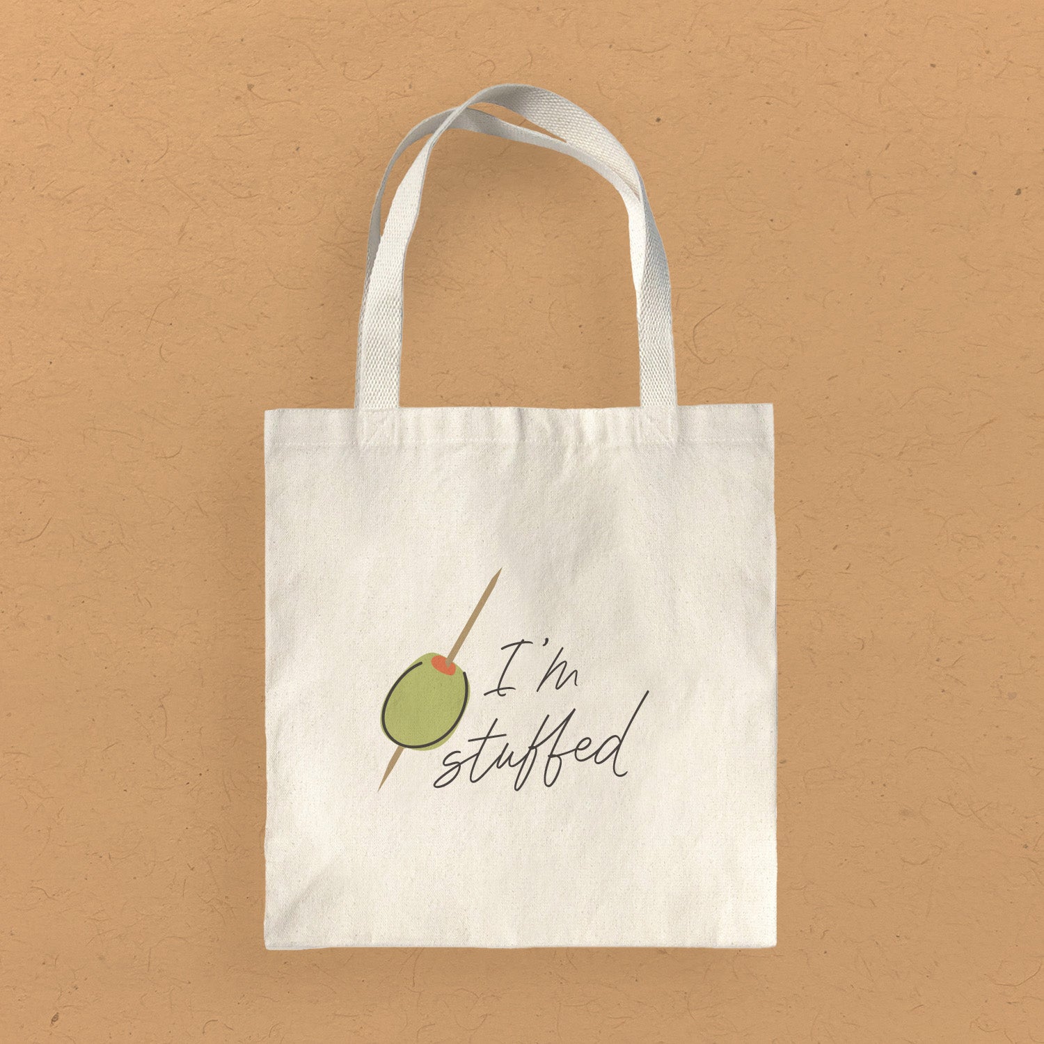 I'm Stuffed - Canvas Tote Bag