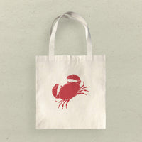 Red Crab - Canvas Tote Bag