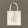 Loopy Eiffel Tower - Canvas Tote Bag