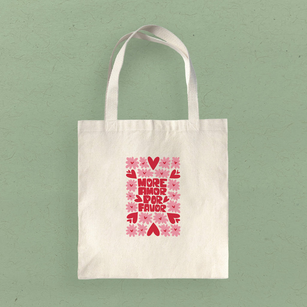 More Amor - Valentine's Canvas Tote Bag