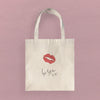 Bisou xx - Valentine's Day Canvas Tote Bag