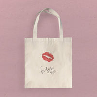 Bisou xx - Valentine's Day Canvas Tote Bag