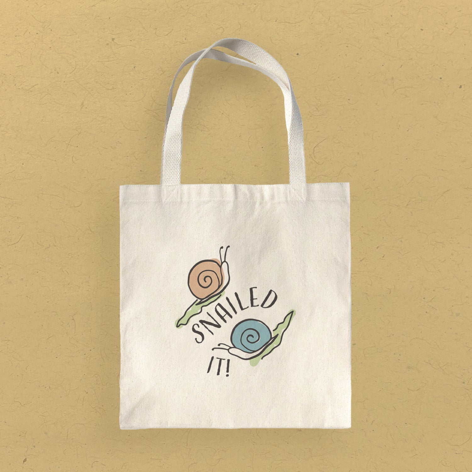 Snailed It! - Canvas Tote Bag