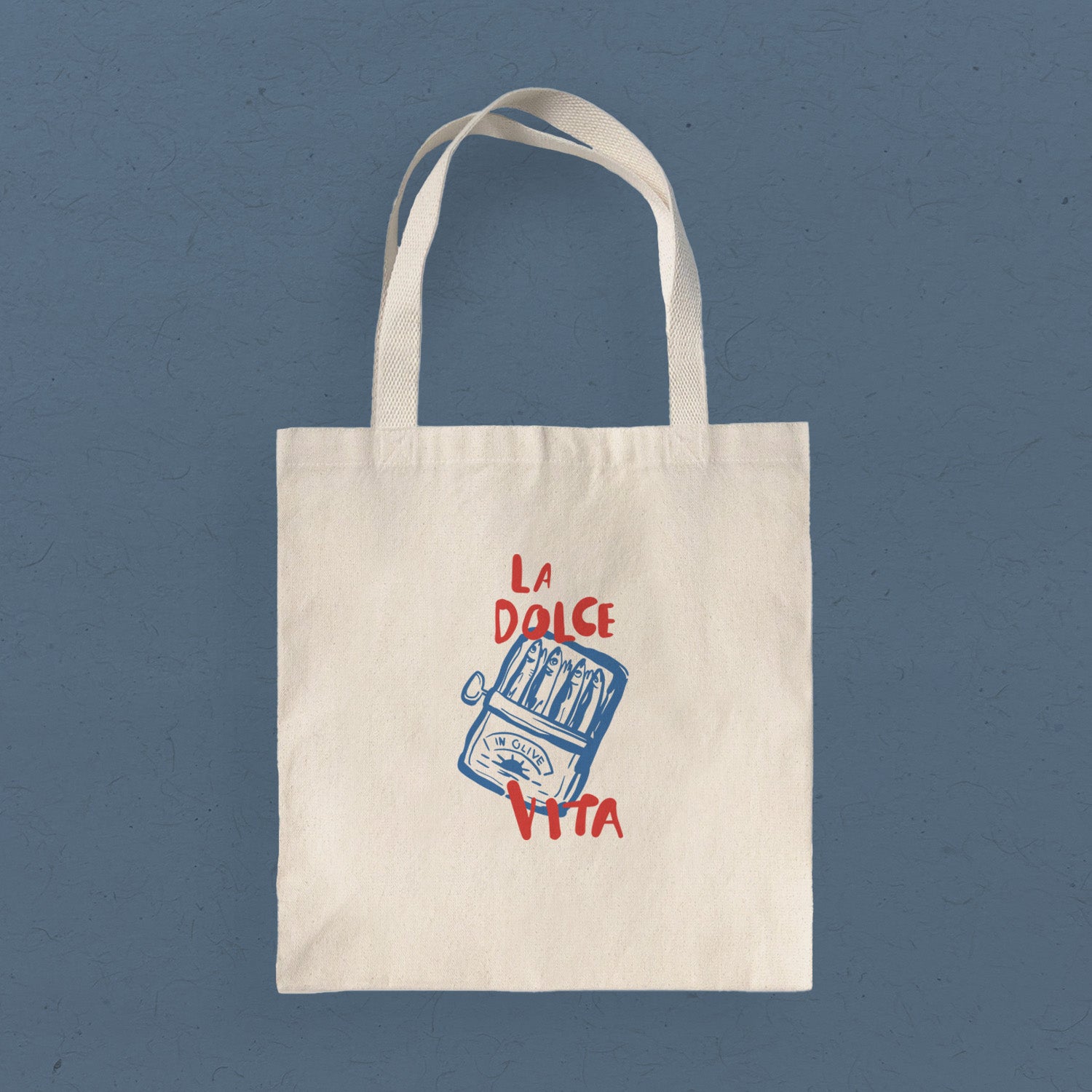 La Dolce Vita Sardines - Canvas Tote Bag