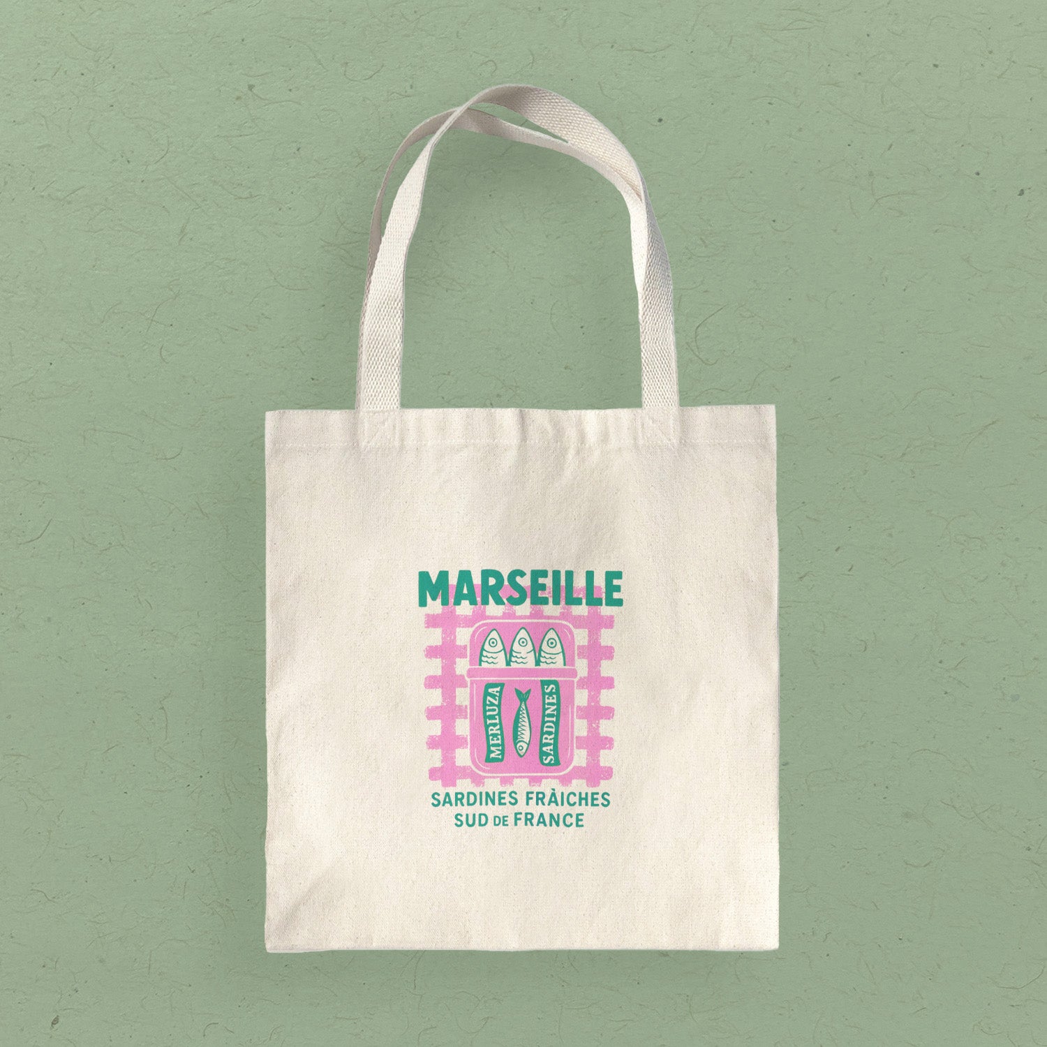 Sardines de Marseille - Canvas Tote Bag