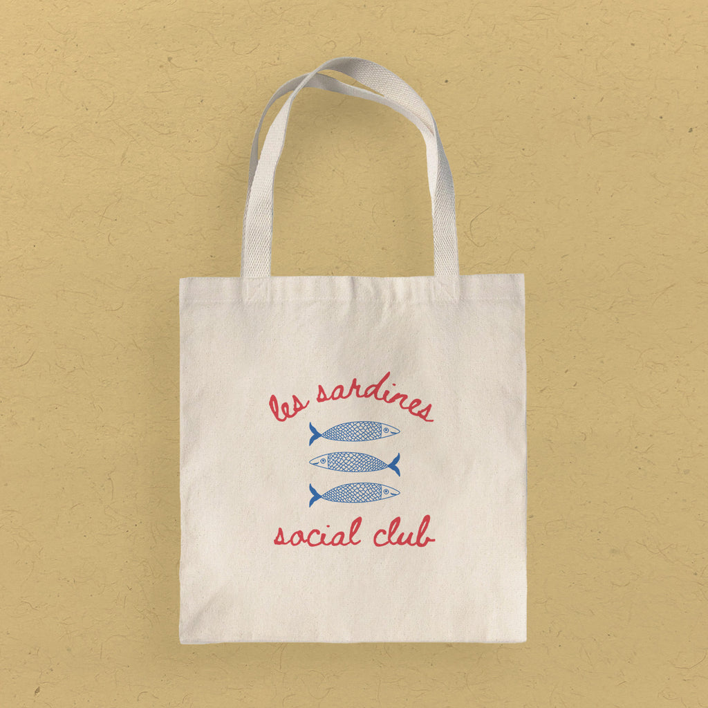 Sardine Social Club - Canvas Tote Bag