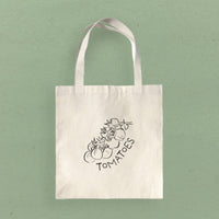 Vine Tomatoes - Summer Canvas Tote Bag