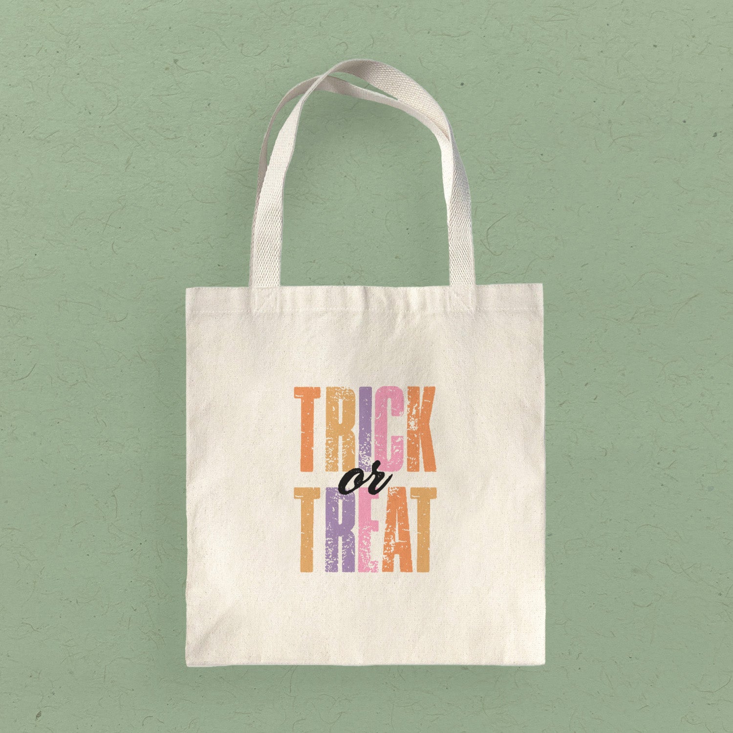 Trick or Treat - Haloween Canvas Tote Bag