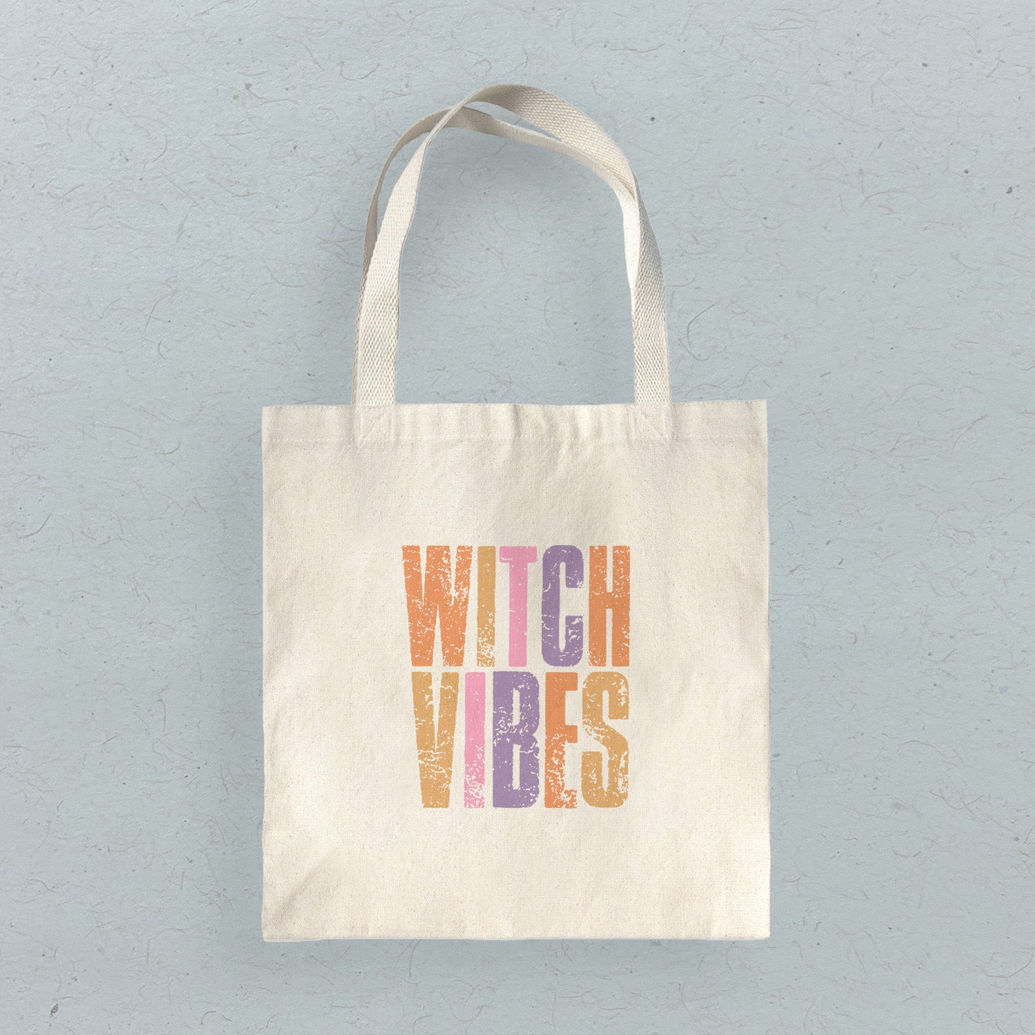 Witch Vibes - Halloween Canvas Tote Bag