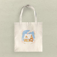 Hygge Cabin - Customizable Canvas Tote Bag