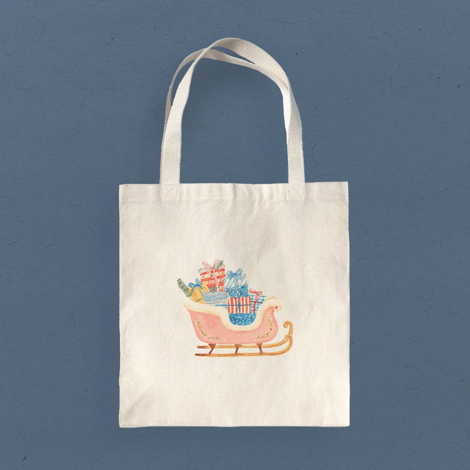 Sleigh Rosé - Customizable Canvas Tote Bag