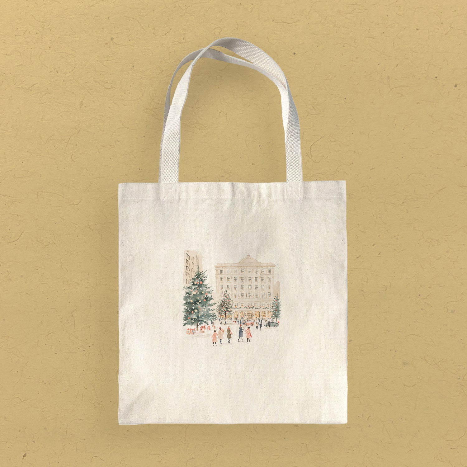 Holiday in the Big City - Canvas Tote Bag