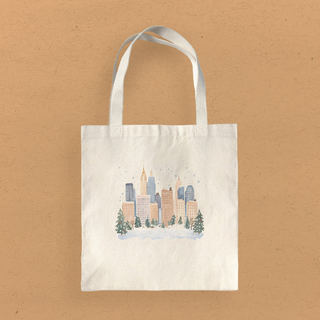 Central Park Christmas - Canvas Tote Bag