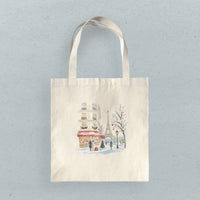 Christmas Present Paris - Canvas Tote Bag