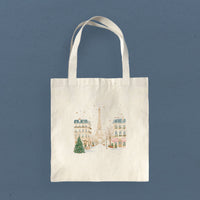 Christmas in Paris - Canvas Tote Bag