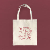 Bows - Canvas Tote Bag