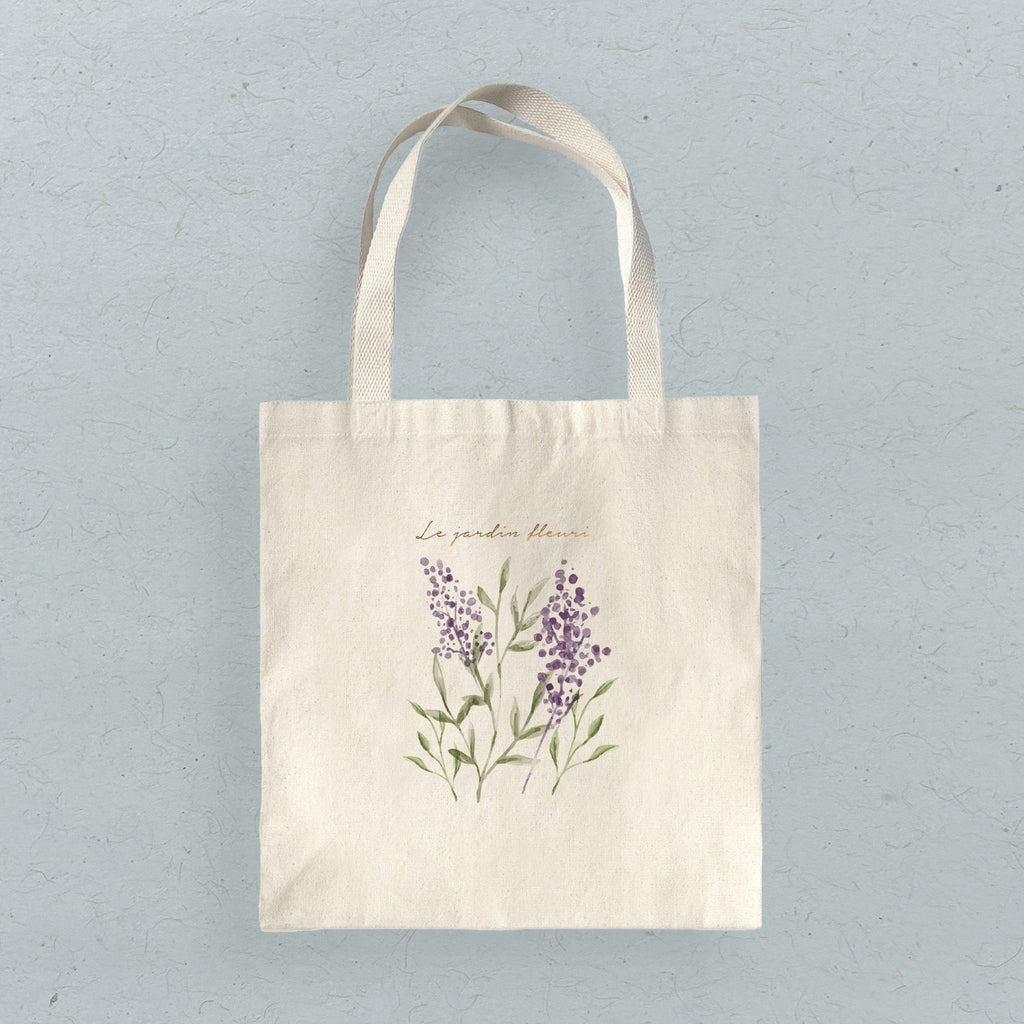 Le Jardin Purple - Spring Canvas Tote Bag