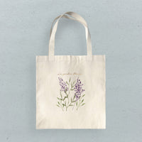 Le Jardin Purple - Spring Canvas Tote Bag