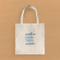 Winter Wisdom - Canvas Tote Bag