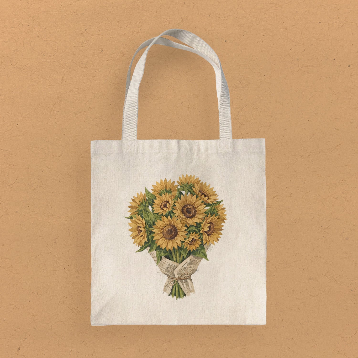 Sunflower Bouquet - Painting - Canvas Tote Bag