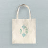 Blue Ornaments - Canvas Tote Bag