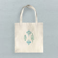 Blue Ornaments - Canvas Tote Bag