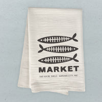 Fish Bone Market - Custom Cotton Tea Towel