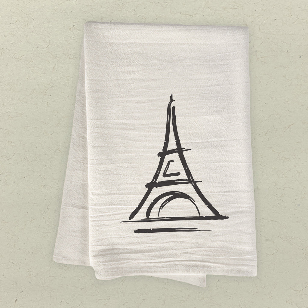 Simple Eiffel Tower - Cotton Tea Towel
