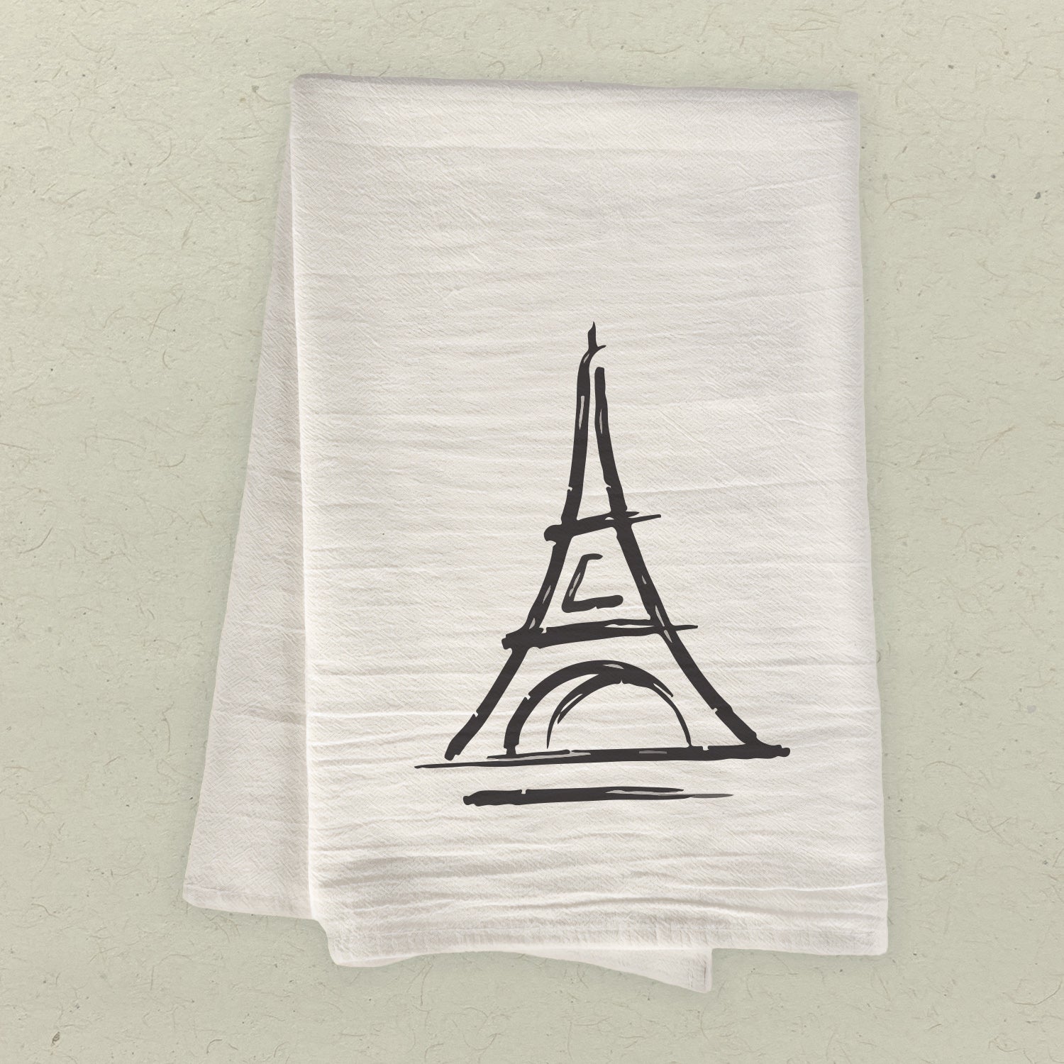 Simple Eiffel Tower - Cotton Tea Towel