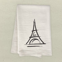 Simple Eiffel Tower - Cotton Tea Towel