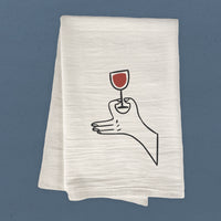 Wine Etiquette - Cotton Tea Towel