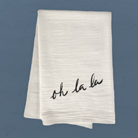 Oh La La - Cotton Tea Towel