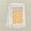 Sunflower Poster - Cotton Tea Towel
