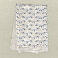 Floral Bow Toile - Spring Cotton Tea Towel