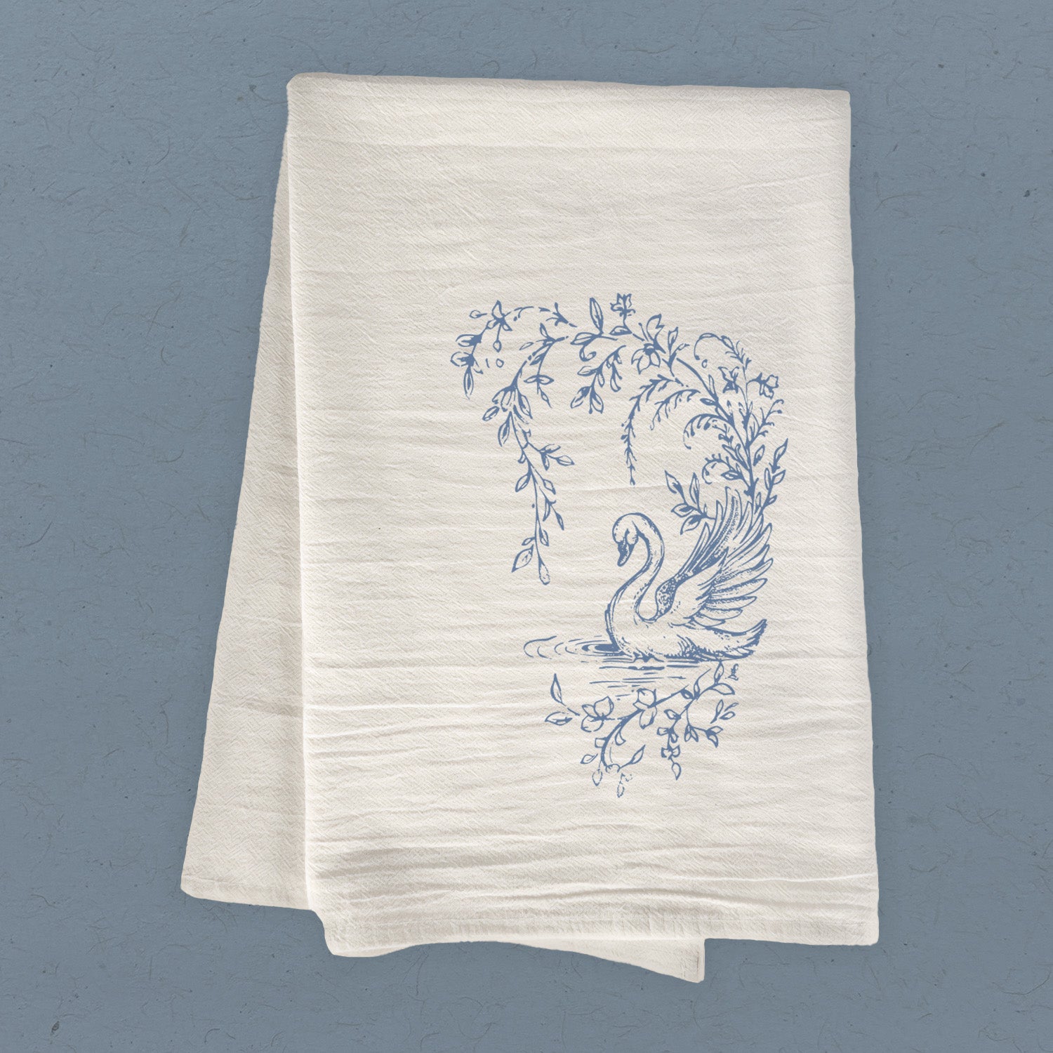 Swan Toile - Spring Cotton Tea Towel