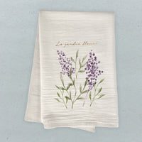 Le Jardin Purple - Spring Cotton Tea Towel